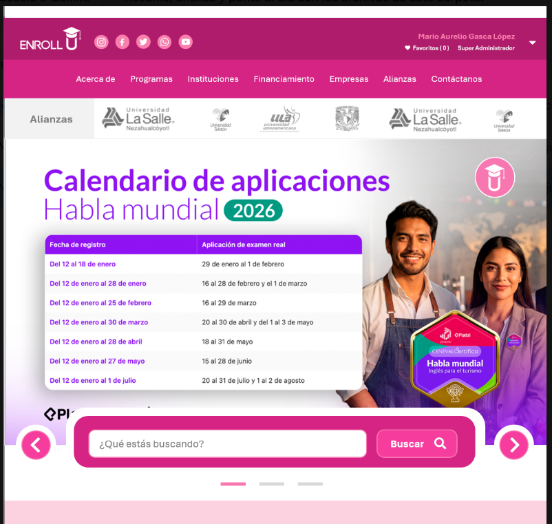 ENROLL U - LEARNING